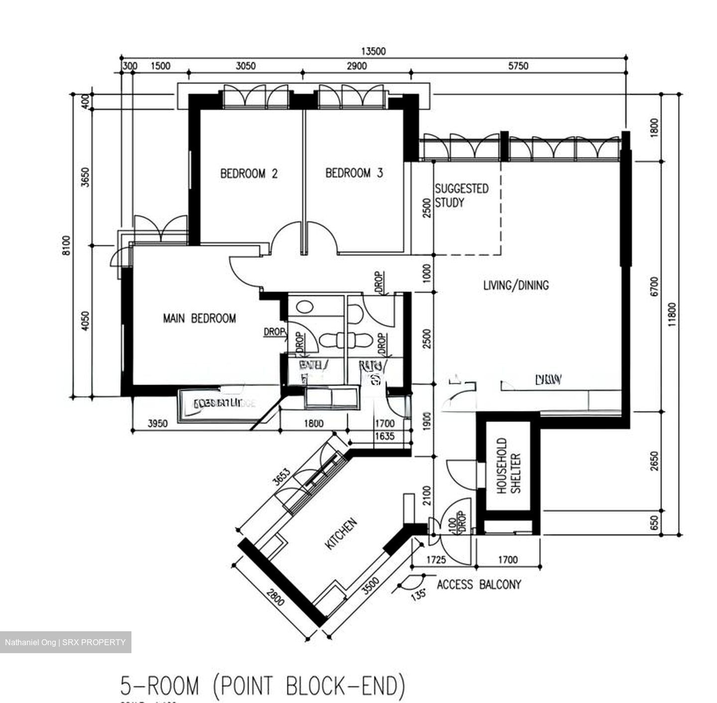 Blk 3C Kallang Heights (Kallang/Whampoa), HDB 5 Rooms #571190891